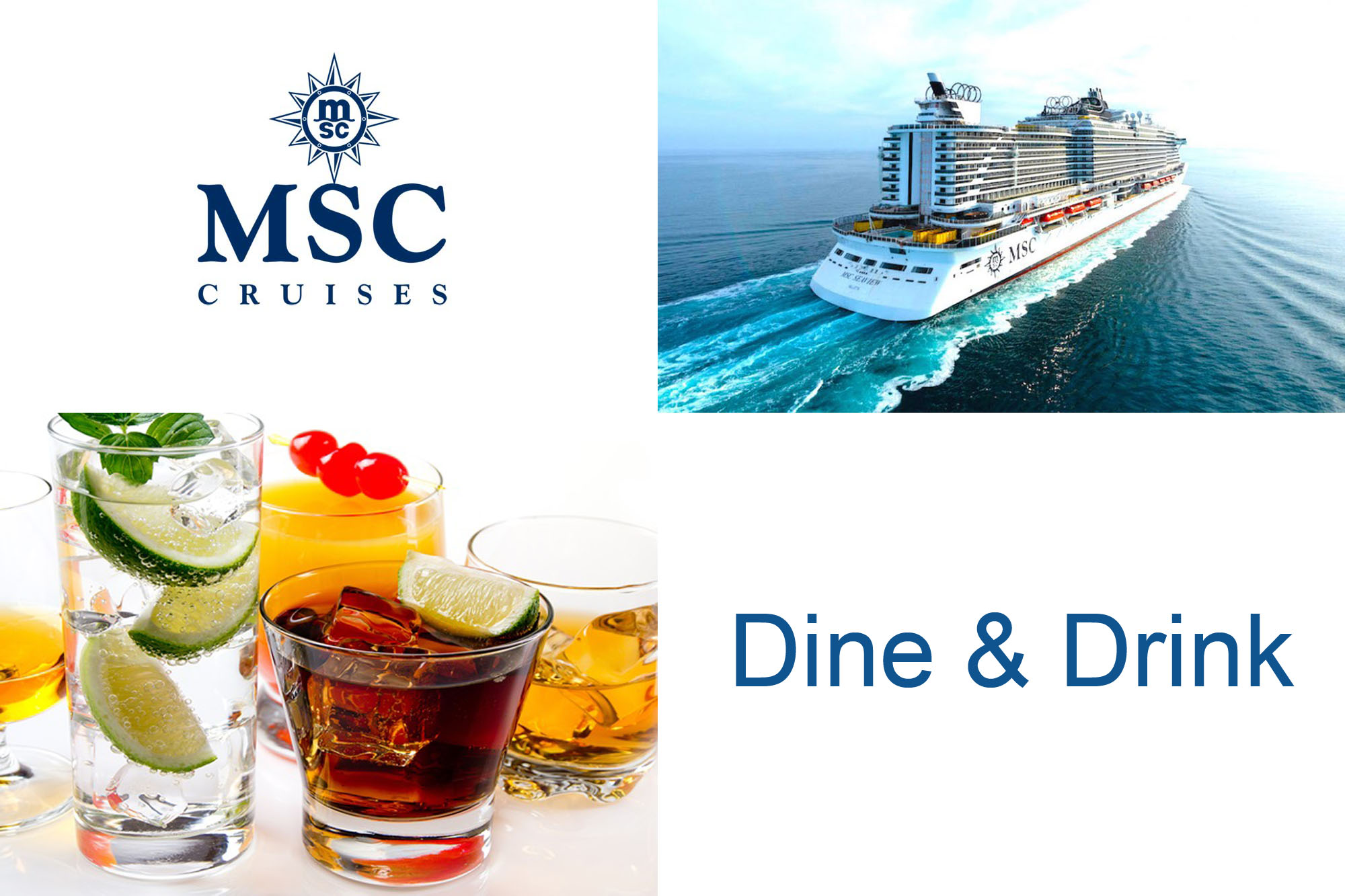 MSC круизы пакет напитков в подарок